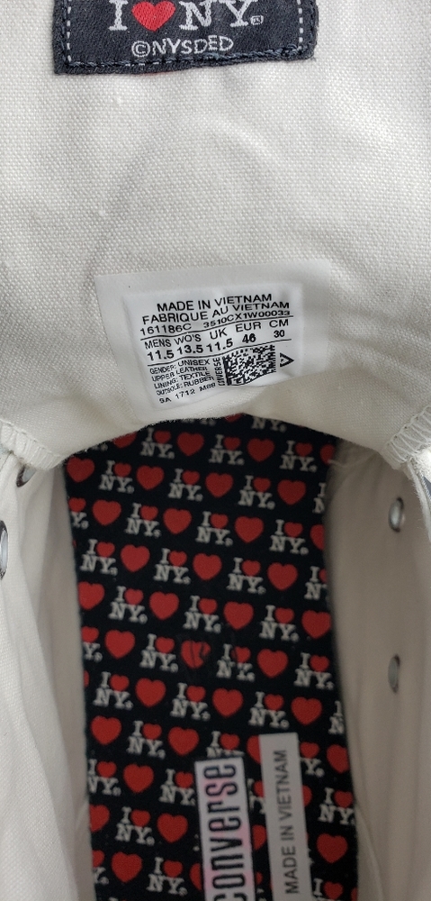 🗽 Converse Chuck Taylor All Star 70 "I ❤ NY" - Picture 7 of 8